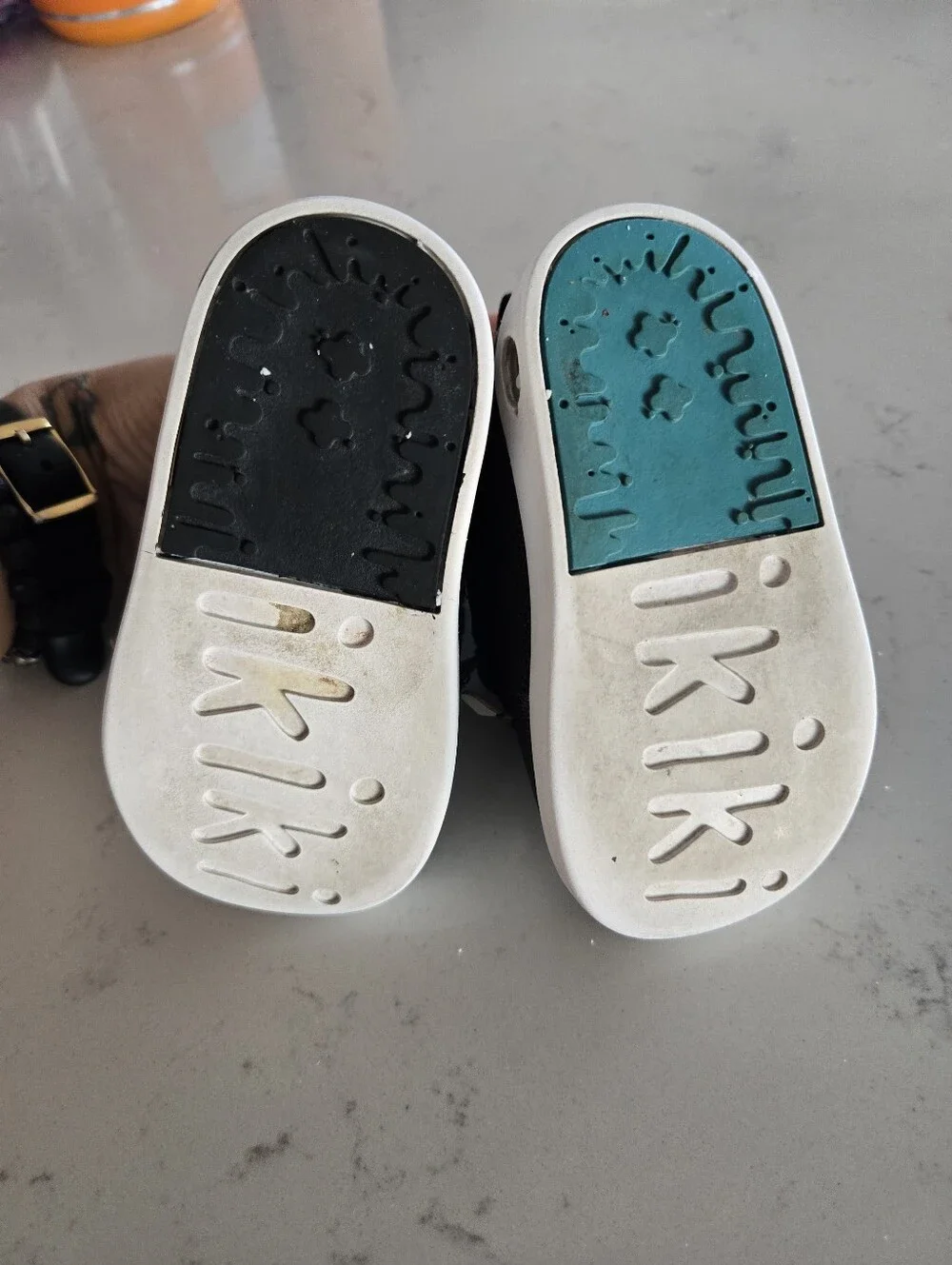 Ikki Toodler Skull Hi-Tops with On/Off Squeaker